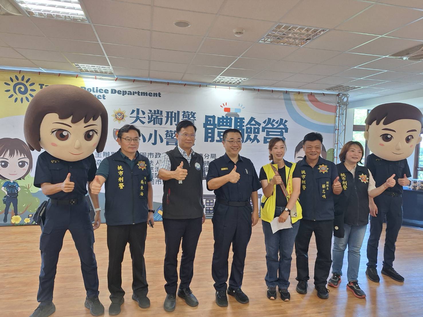 八德警暑假營隊獲好評 學童化身小小波麗士 841910 0