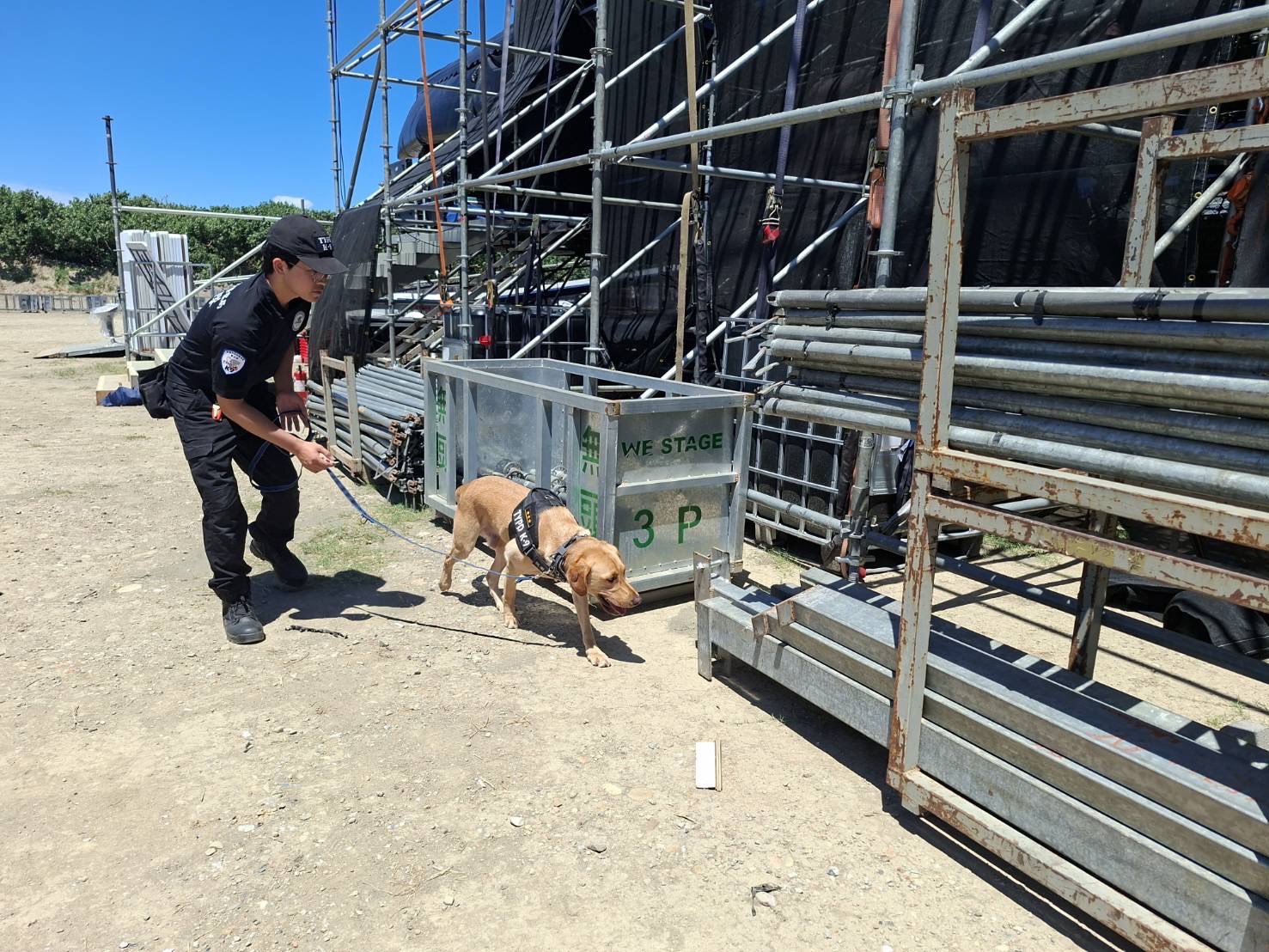 桃園警犬前進珍珠海岸國際音樂節 確保活動順利進行 S 20291599 0