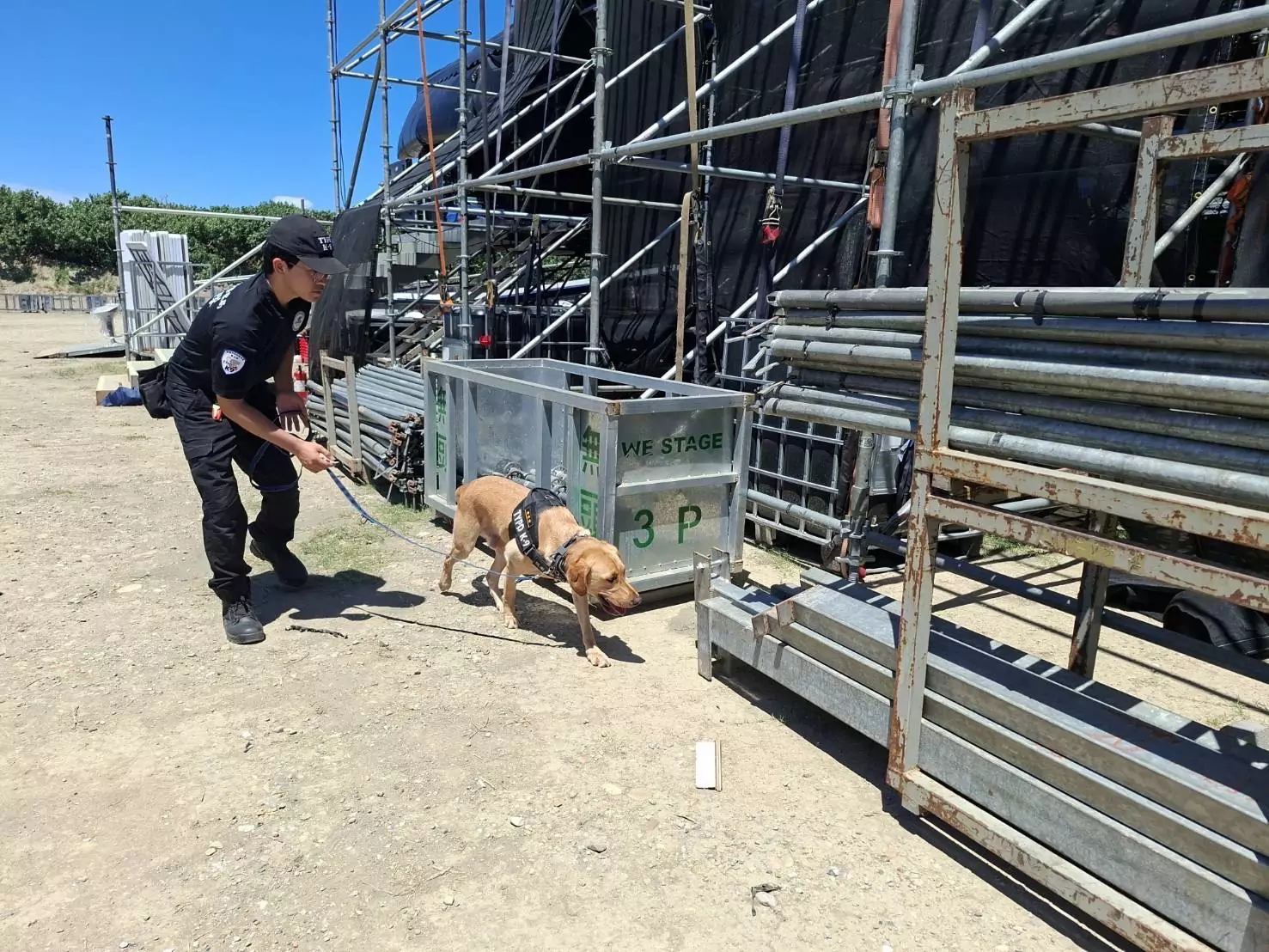 桃園警犬前進珍珠海岸國際音樂節 確保活動順利進行 S 20291599 0