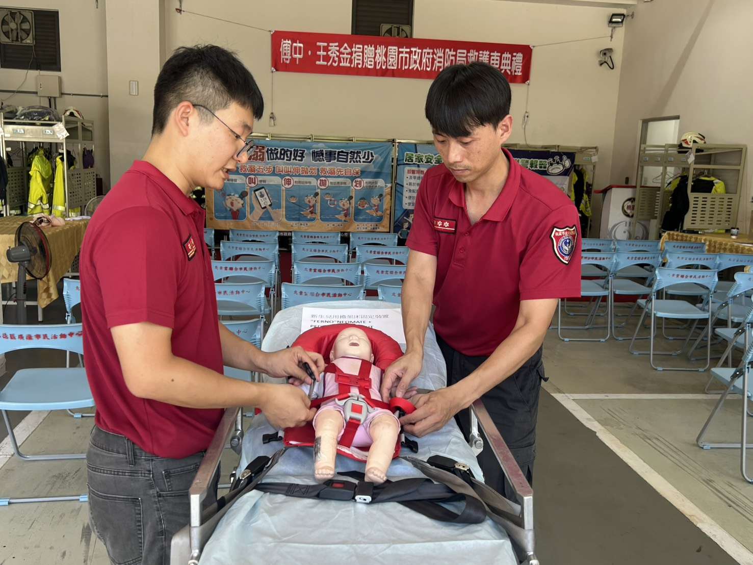 為桃消添戰力!在地企業暖捐救護車 首度配置「這利器」 S 53067849 0