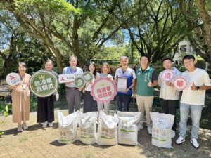 廚餘變有機肥料！李宗豪攜手企業支持校園食農教育