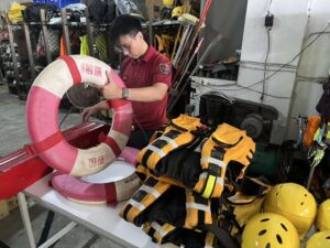 楊柳颱風直撲台灣 桃消迴龍分隊籲做好防颱準備