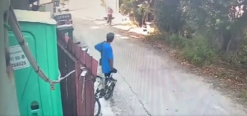 中壢機車竊案!男子光天化日下偷車 過程全都錄 gjfgjchjg