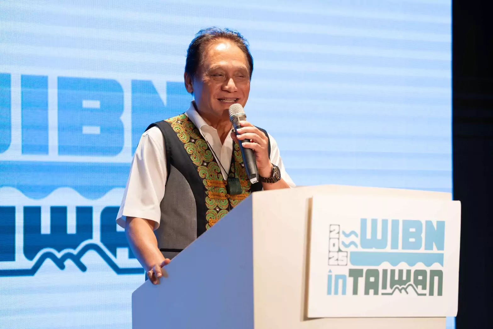 「WIBN in Taiwan」晚宴盛大登場 保障原住民族媒體近用權 圖片二、原民會曾智勇Ljaucu·Zingrur主委致詞