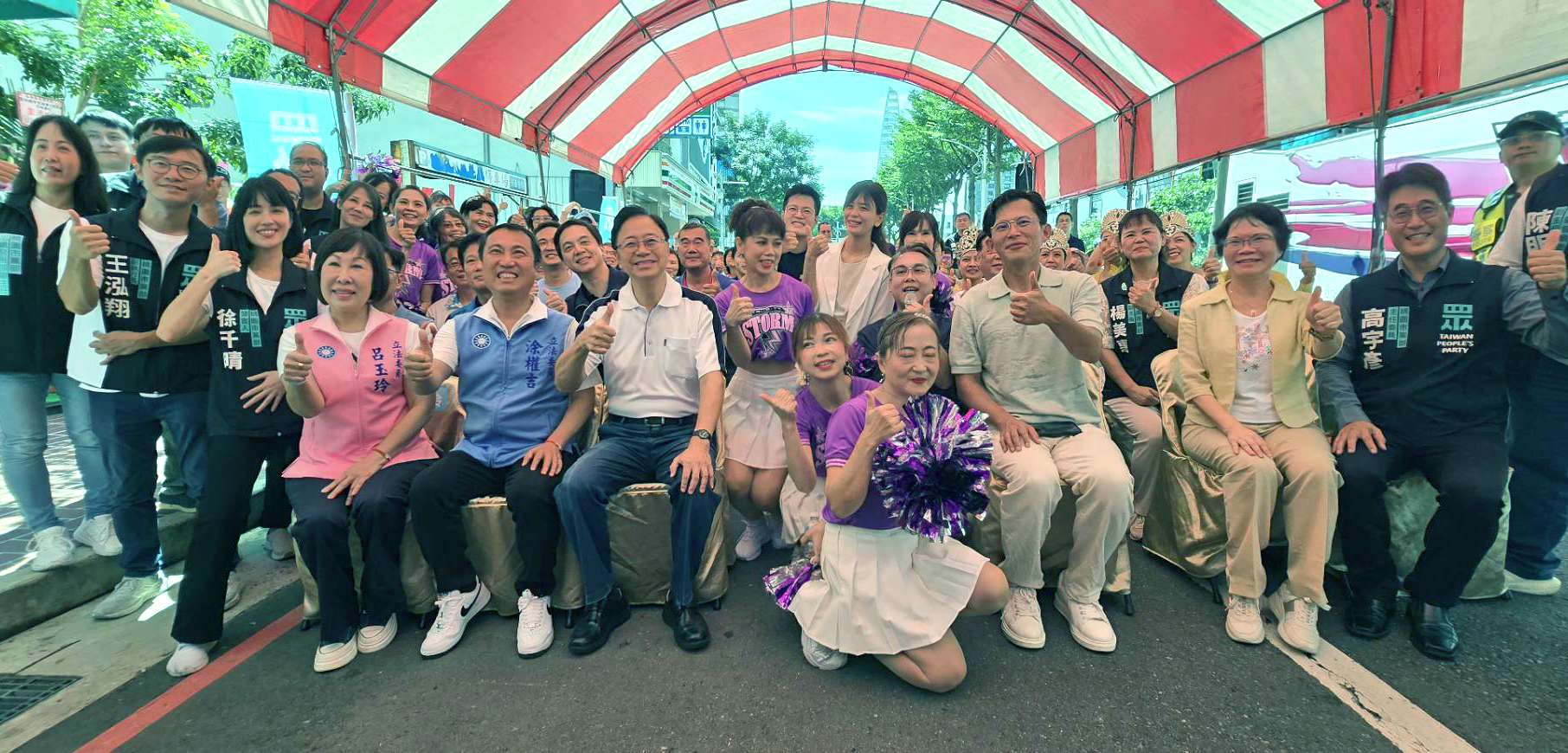 被問及民眾黨桃園市長布局 黃國昌:將與張善政保持友好互動 大合照