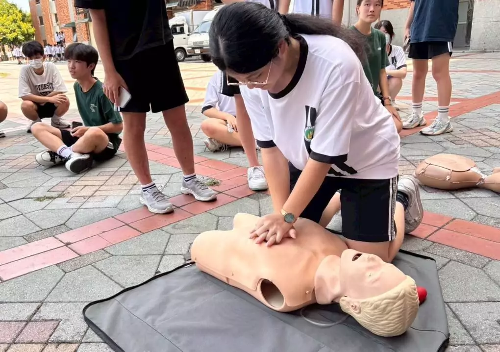 桃消茄苳分隊防災宣導登場 永豐高中學生體驗4大關卡 1377433 0