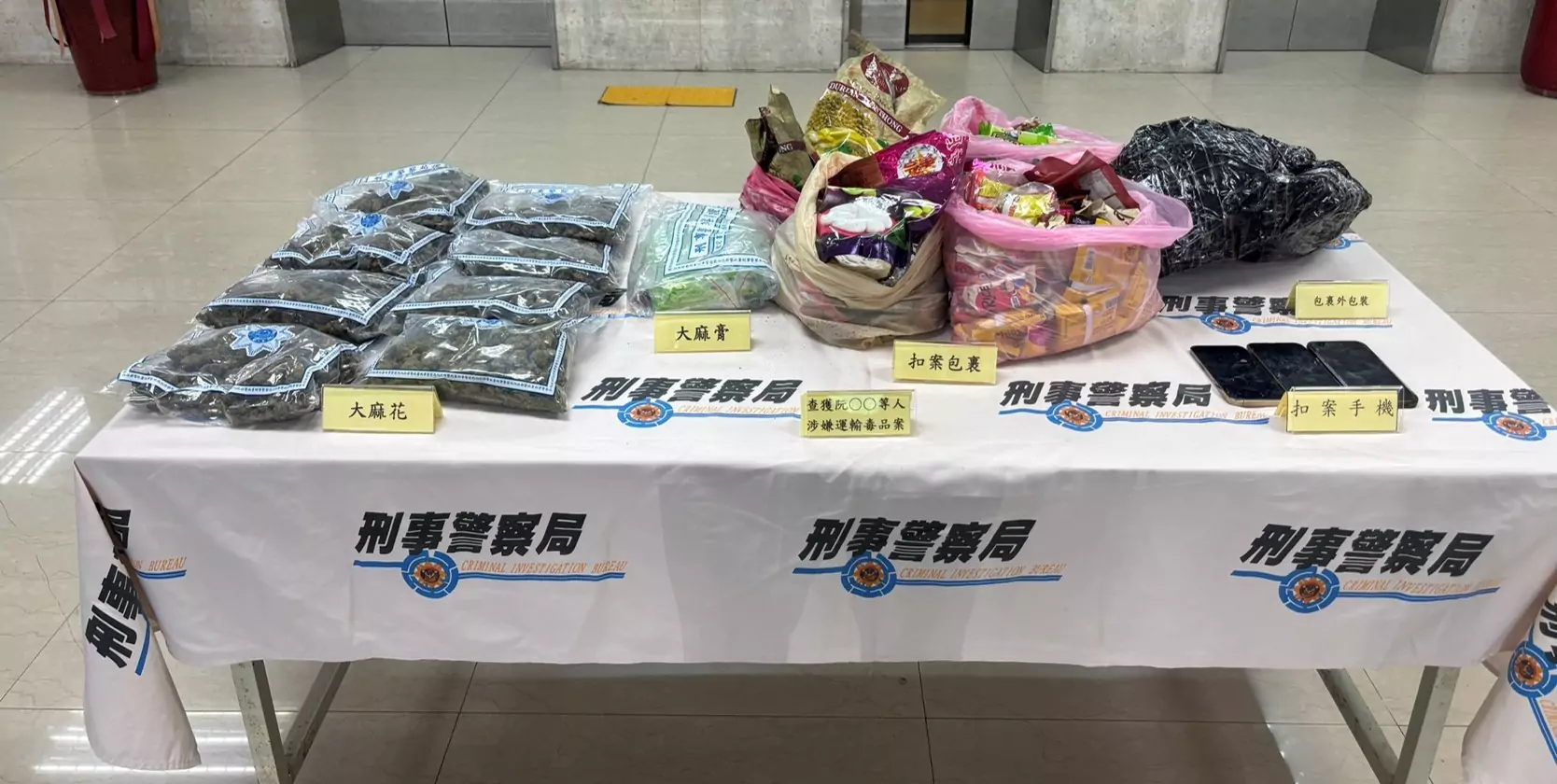 餅乾包裹藏4.2公斤大麻遭起獲 運毒集團3嫌落網 155156 1