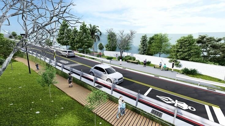 桃園八德金城街至山下街新闢道路 明年完工