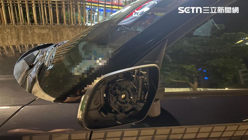 突變換車道撞爛後照鏡 轎車駕駛控中壢客運離譜肇逃