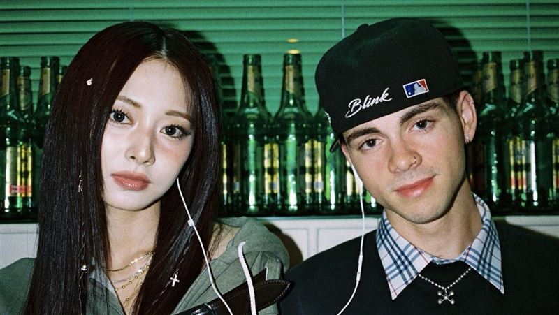 TWICE子瑜跨國合作Corbyn Besson 魅力指數破表