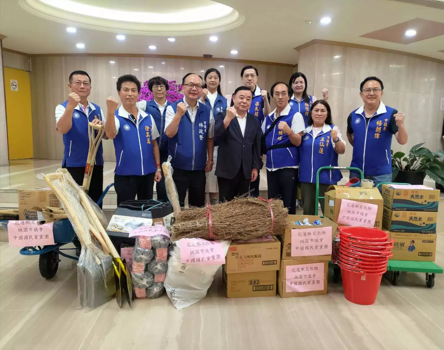 桃議國民黨團募集物資支援災區 盼拋磚引玉凝聚更多善心 622681