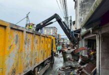 樺加沙颱風重創花蓮光復 桃園環保局出動「清泥專班」助災後復原