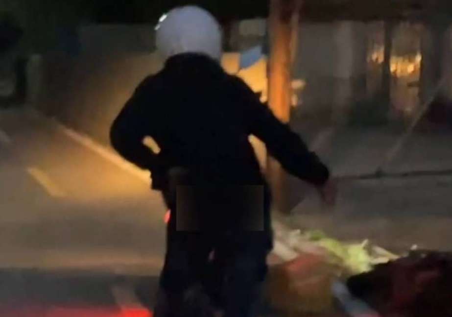 扯!蘆竹騎士假冒警察盤查民眾 下秒竟當街搶劫 678042