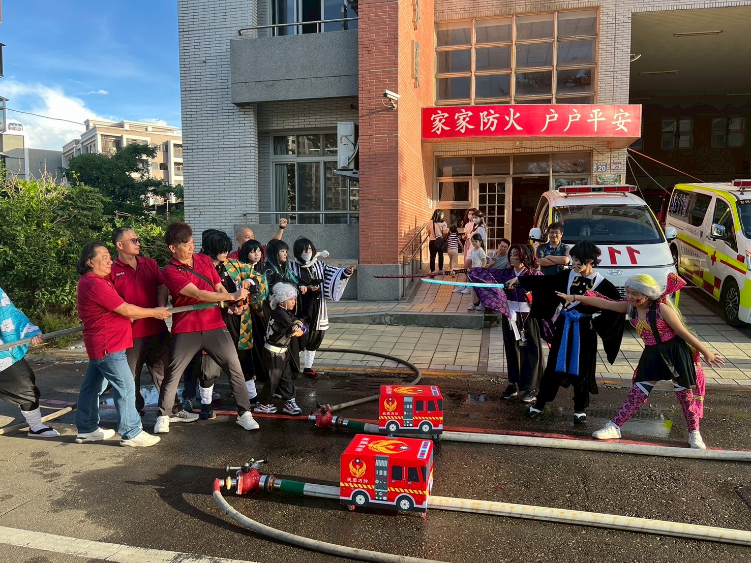 《鬼滅之刃》現身桃消富岡分隊!消防家庭日熱鬧同樂推防災 LINE ALBUM 2025922 250921 94