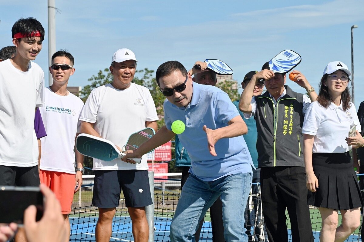 在新北!全台河濱首座匹克球場啟用