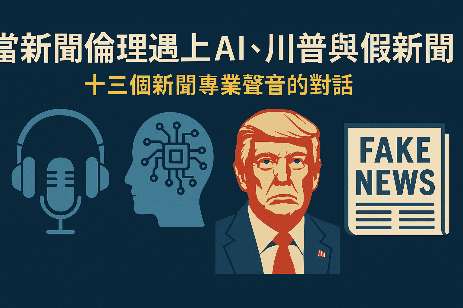 當新聞倫理遇上 AI、川普與假新聞:十三個新聞專業聲音的對話