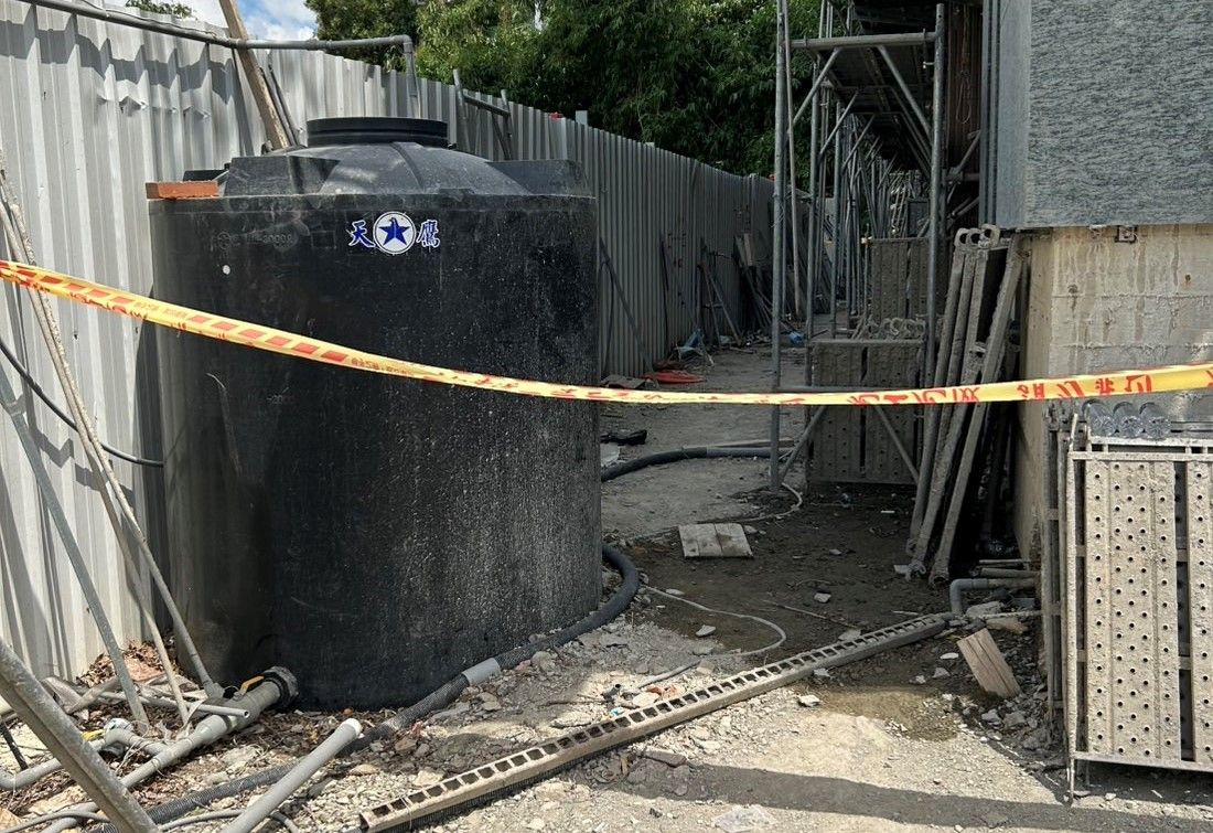 新北工地鋼筋墜落 工人頭部遭貫穿送醫搶救