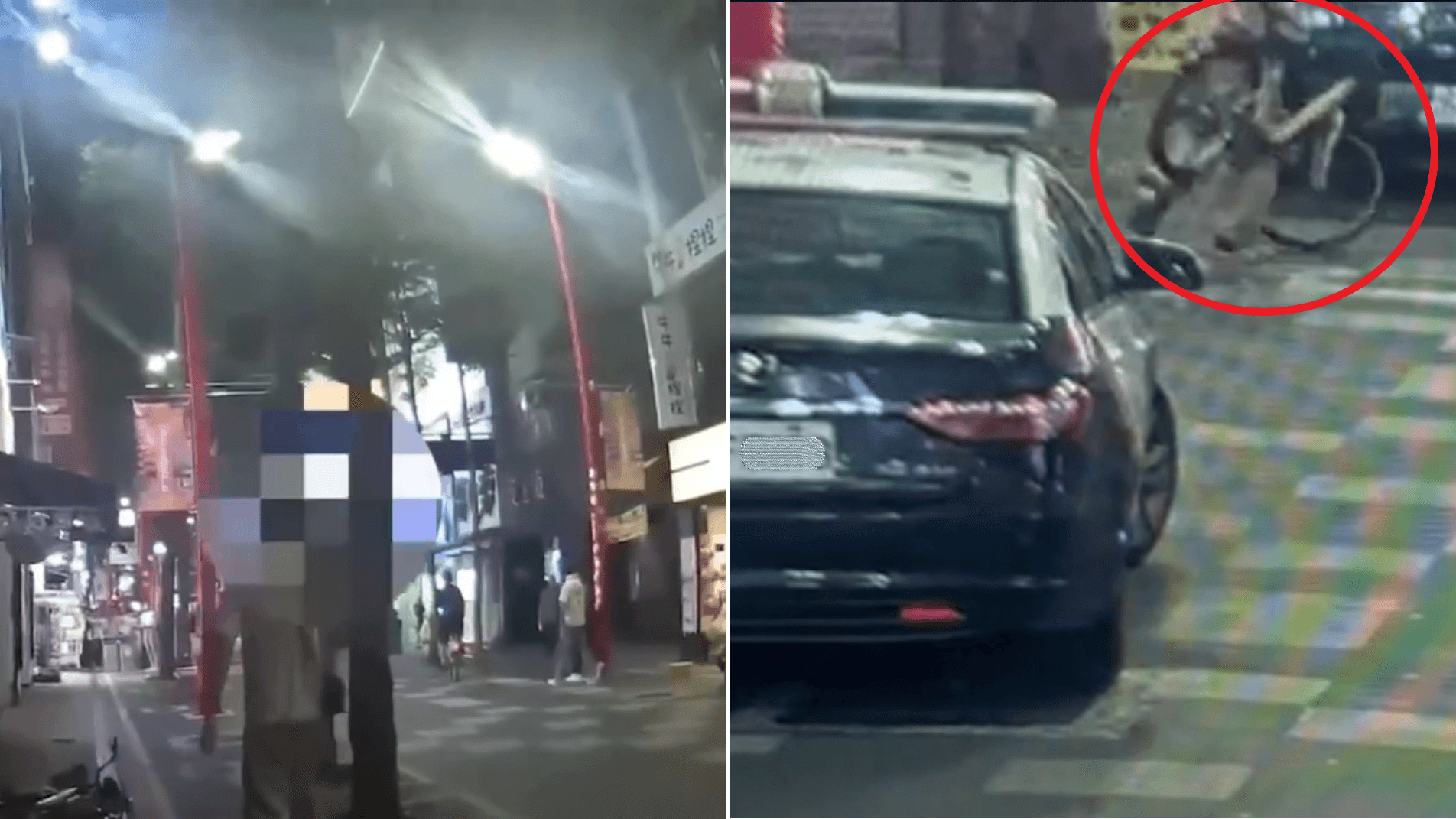 西門町男舉腳踏車隨機砸路人 稱「心情不好」警帶回管束後釋放