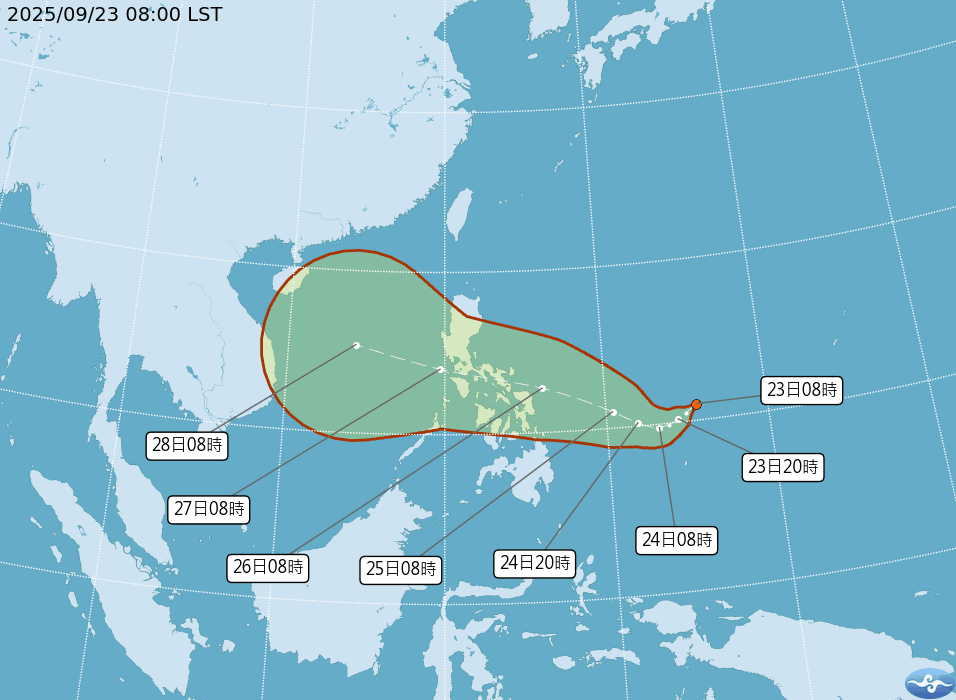 熱帶低壓生成!最快24小時增強成「博羅依」颱風 最新路徑出爐
