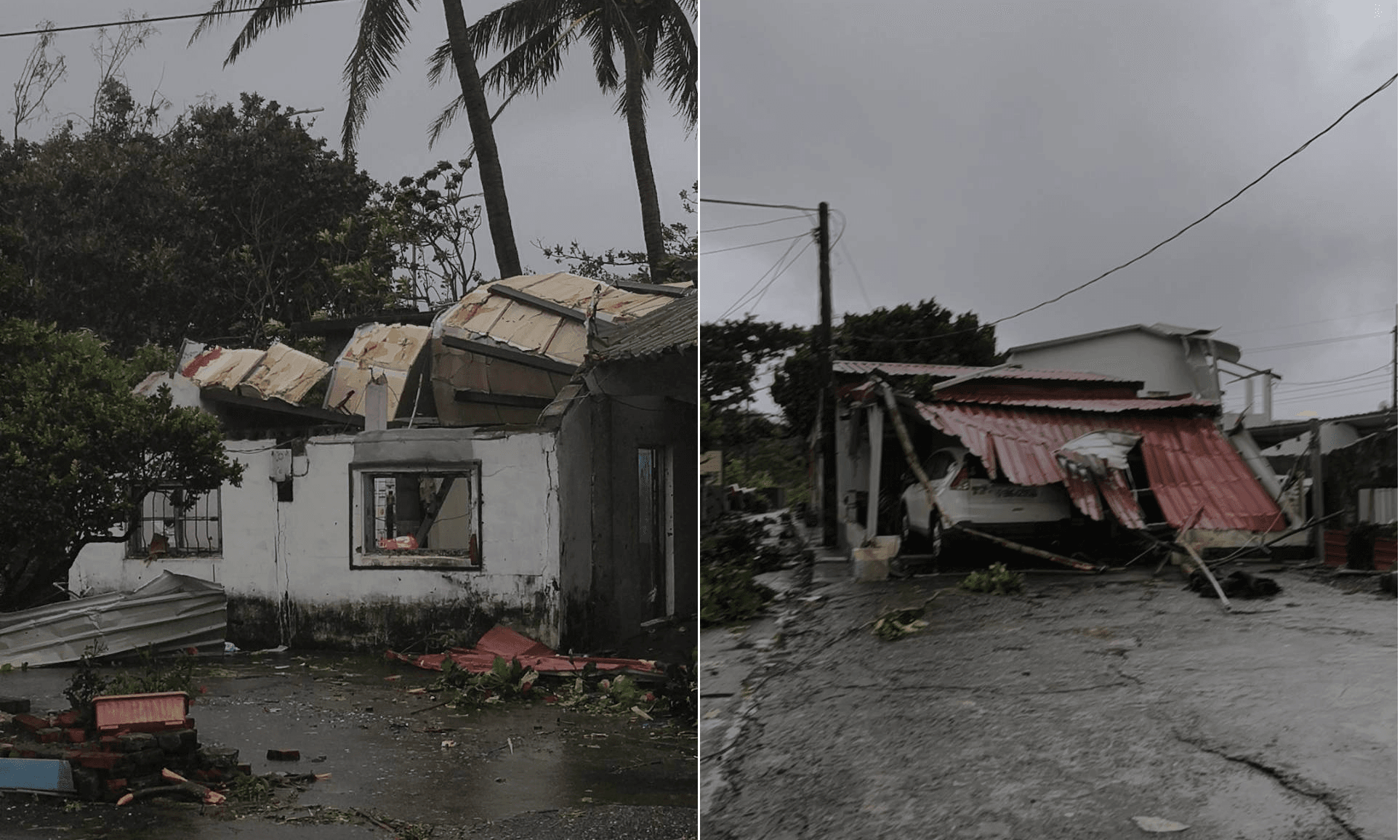 雨炸花東屏 堰塞湖溢流淹光復市區3/台東安朔部落疑遭龍捲風掃過 10戶受災「屋頂掀飛」