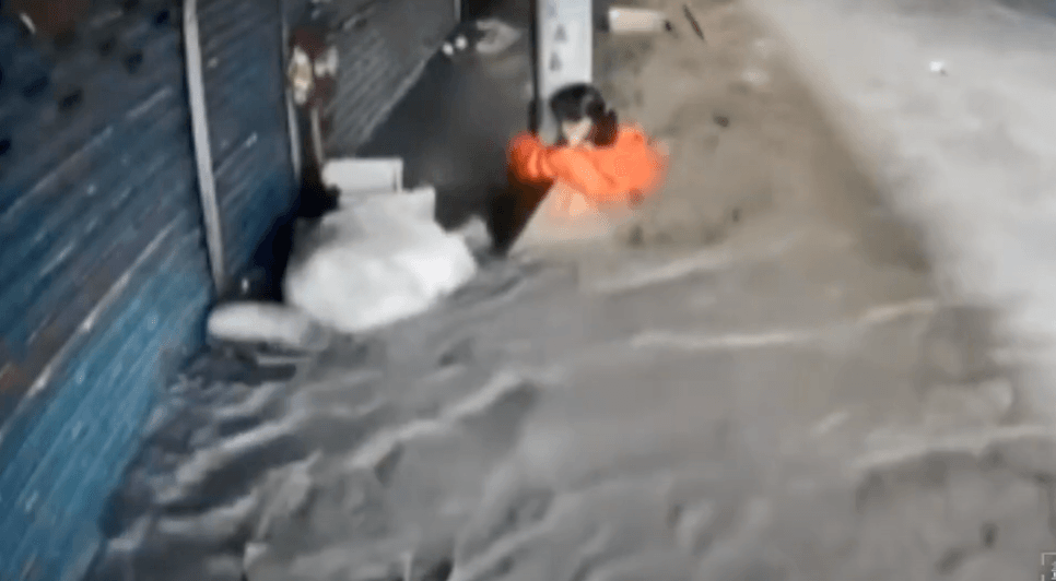 雨炸花東屏 堰塞湖溢流淹光復市區1/馬太鞍溪上游堰塞湖溢流 大水沖進光復鄉市區