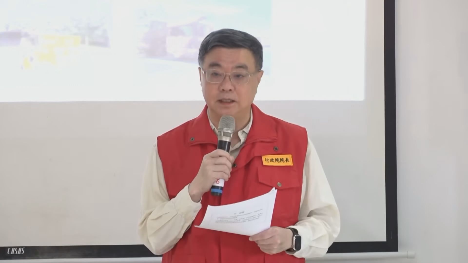 再赴花蓮前進協調所 卓榮泰:搜救不中斷、罹難慰問金提高至百萬