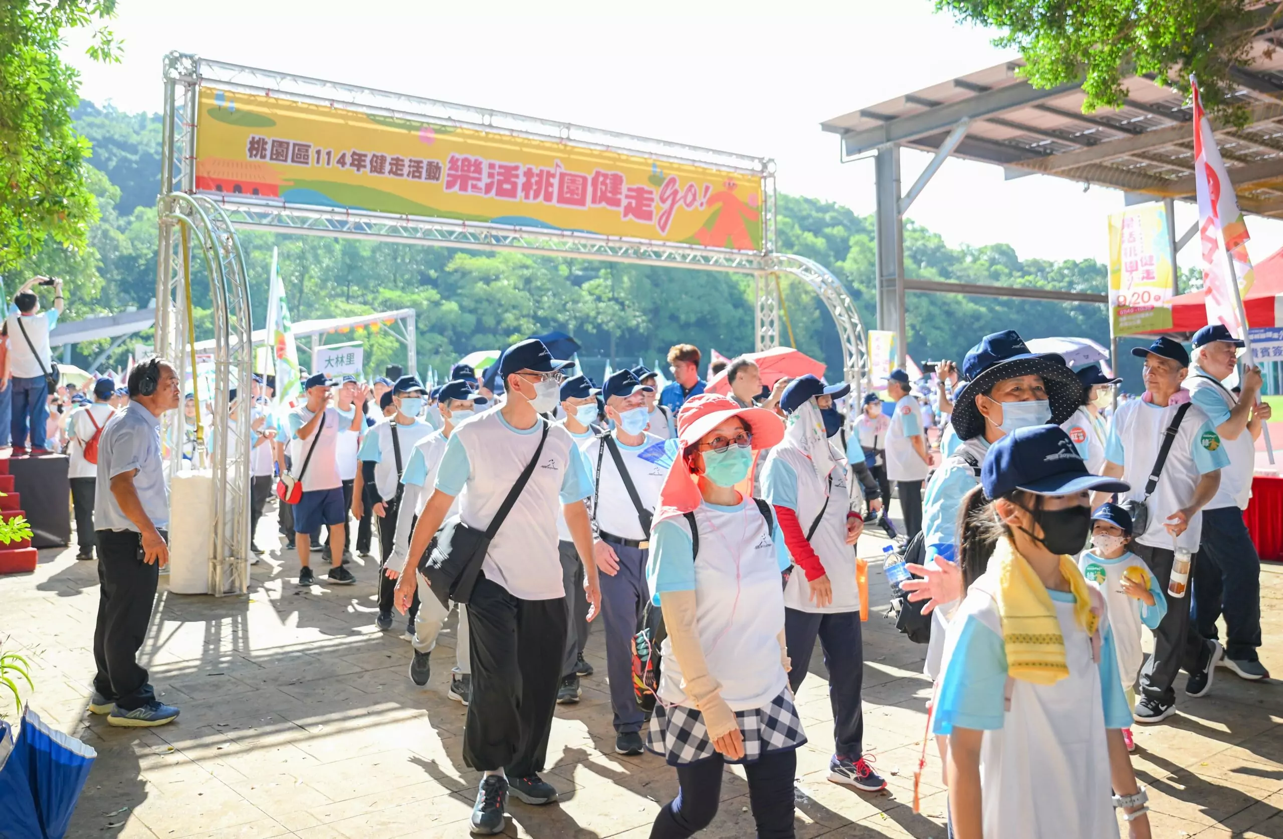 桃園區健走活動登場 市民齊聚虎頭山共享健康樂趣 桃園區健走活動登場 市民齊聚虎頭山共享健康樂趣