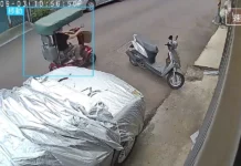 【有片】中壢「移動神主牌」撞了就跑 車主發文喊:找到有獎金