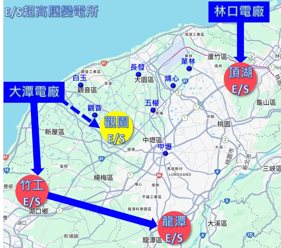 台電興建觀園變電所 滿足航空城與大矽谷產業鏈電力 圖片1