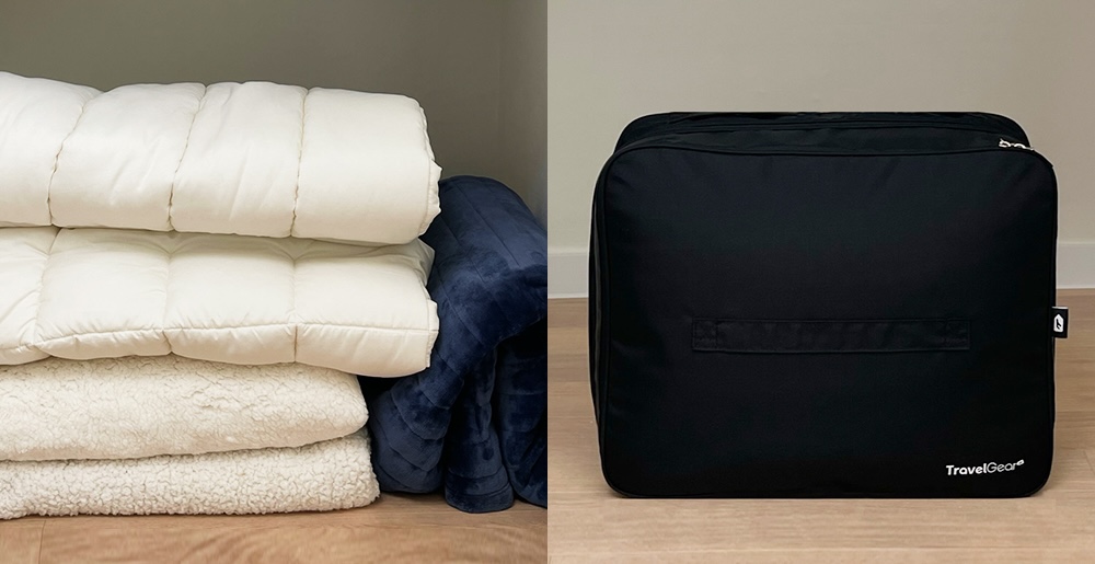 圖一 被網友封為「收納神器」的產品「Travel Gear × citiesocial壓縮收納袋」。（圖／品牌提