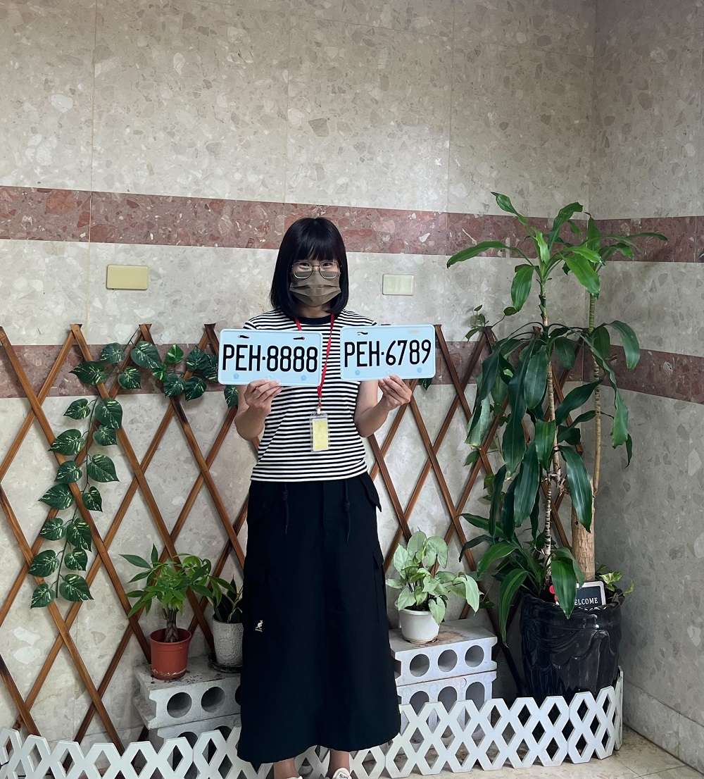 號牌示意照片