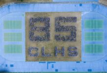 中大壢中歡慶85周年 上千學子操場排出「85 CLHS」紀念歷史時刻