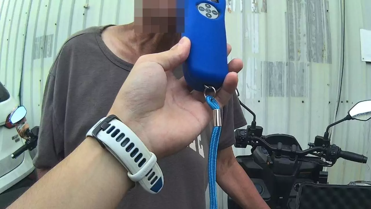 桃園6旬騎士渾身酒氣拒檢 逃1公里仍被逮 2327431 0