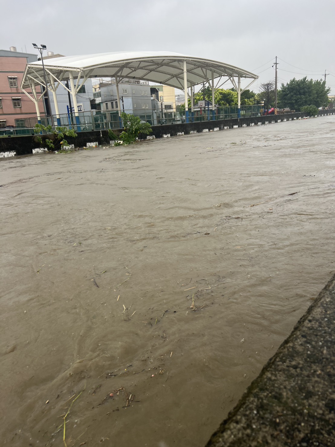 風神颱風共伴效應桃園豪雨狂炸 水務局曝淹水情況 4566465 4