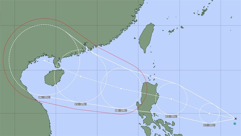 中秋節台灣周邊海面不平靜 熱帶低壓蠢蠢欲動