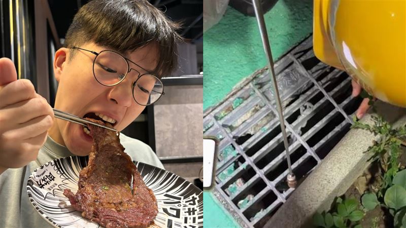 「吃貨豪豪」耳機掉水溝打1999求助 遭網友砲轟掀論戰