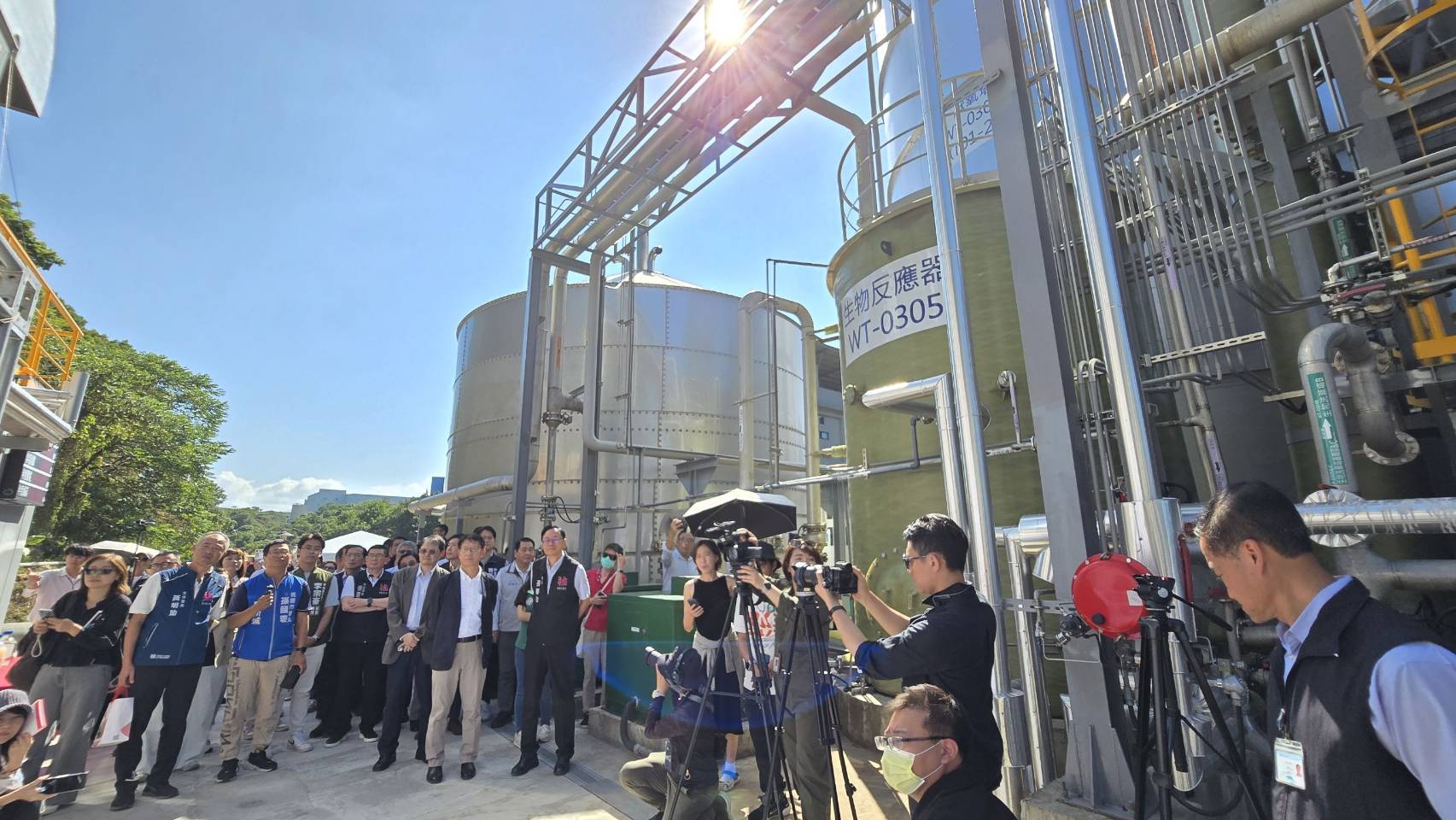 桃園打造綠能新典範!龜山水資源回收中心正式啟用沼氣發電 660231 0