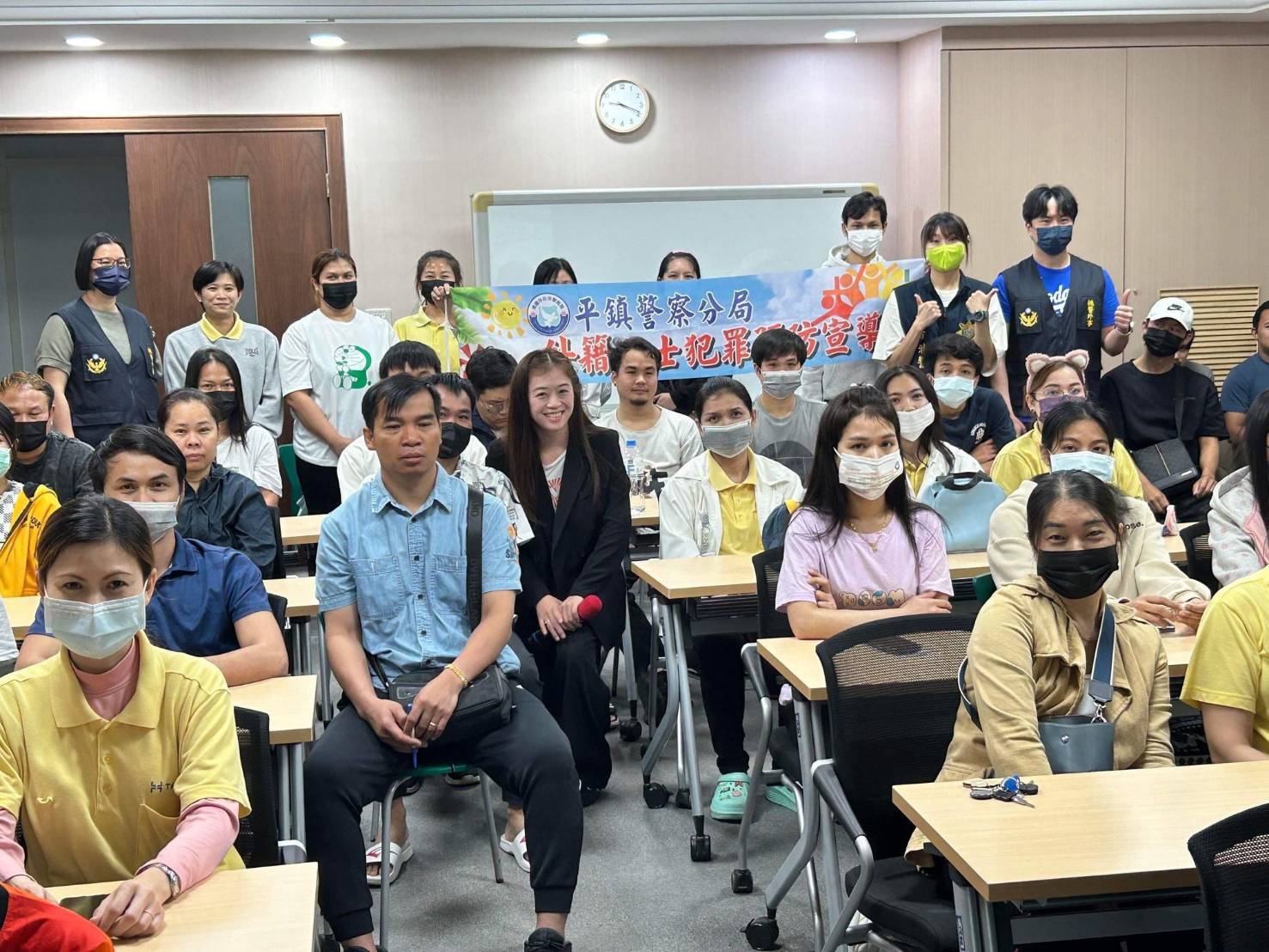 外籍車手增加!平鎮警強化法治宣導 籲移工勿淪詐團共犯 736675 0