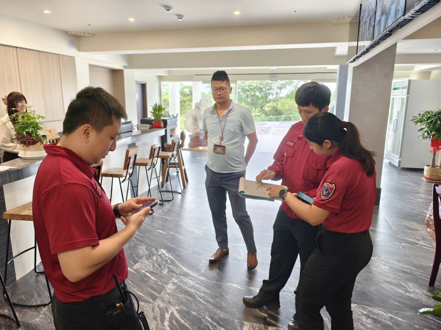 桃消高平分隊前進石門山勞工育樂中心 強化場館防災應變 S 288899112 0