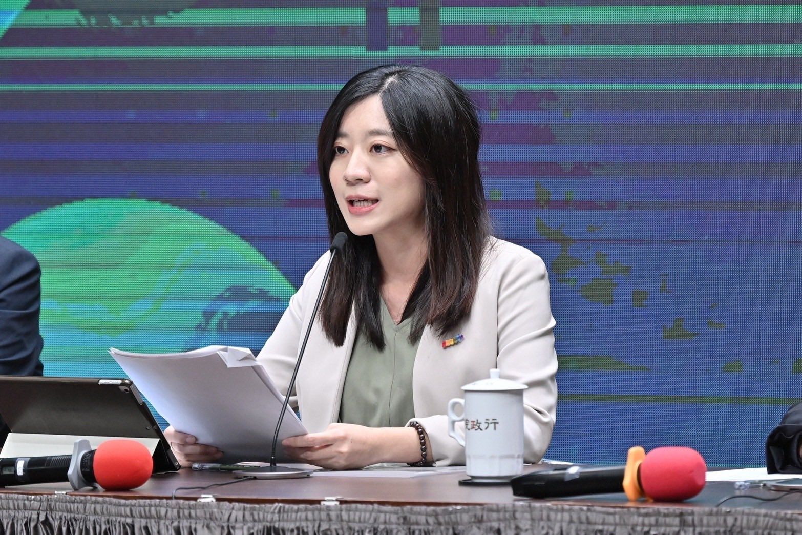 行政院副發言人謝子涵請辭獲准 未來以「媽媽公民」身分關心台灣