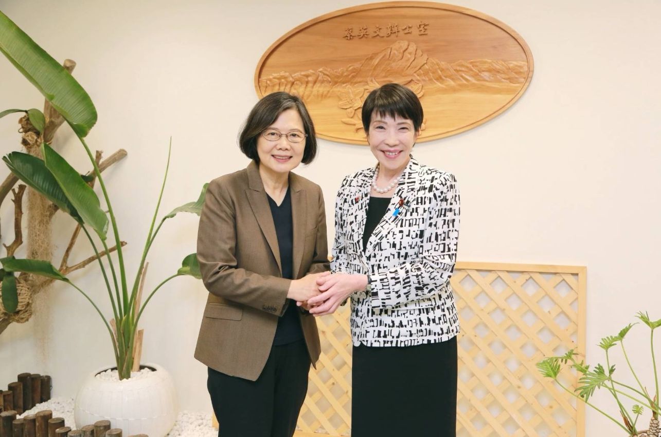 高市早苗當選自民黨新任總裁 蔡英文日文祝福:祝您好運