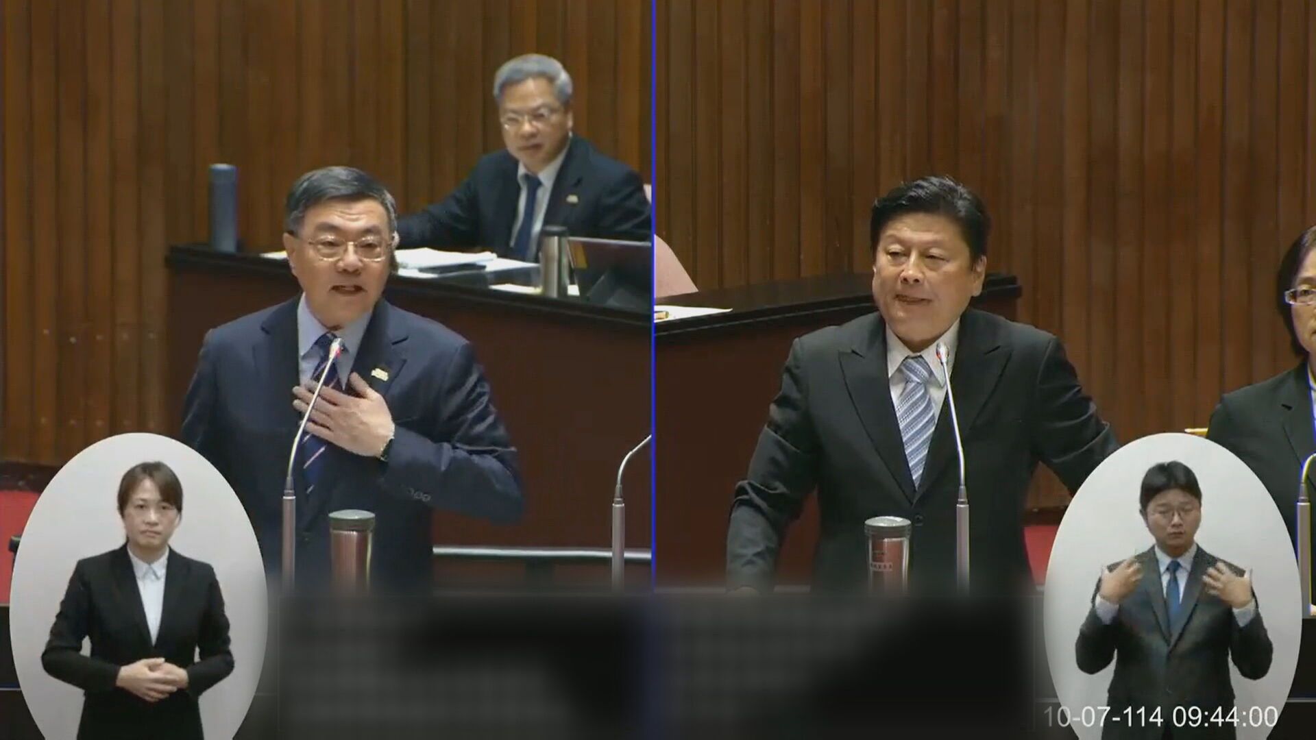 溢流究責立院再戰 國軍暖心帽送女童2/傅崐萁頻拍桌咎責 卓榮泰回擊:你在搶救政治生命