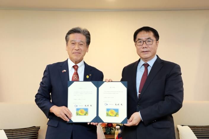 台日友好再深化! 日本那珂市道路將命名「台南道」