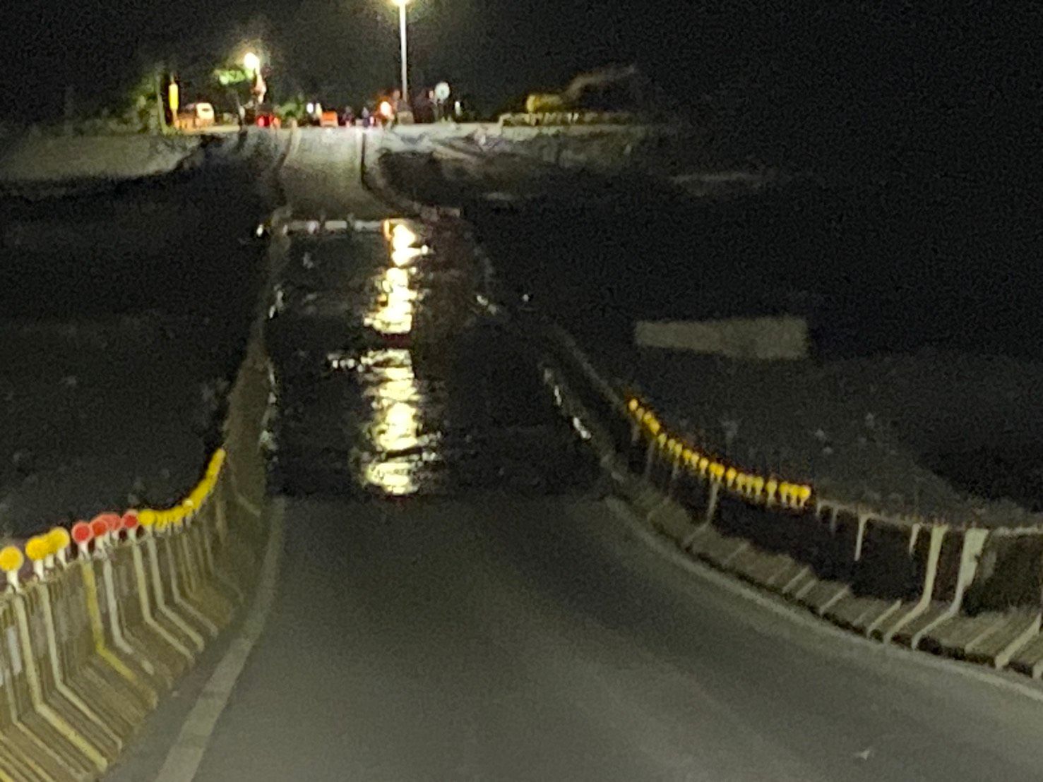 馬太鞍溪「新堰塞湖」晚間9點疑溢流 下游便道被沖毀