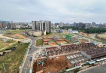 桃園航空城優先開發區進入驗收階段 安置戶新家逐漸「冒出頭」