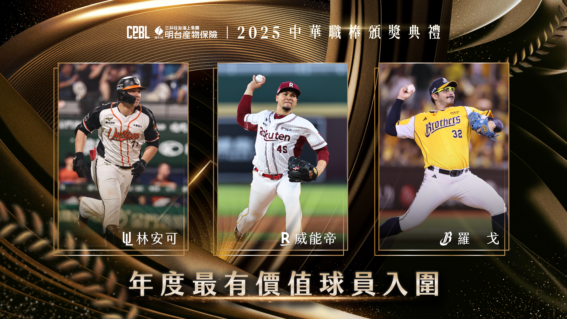 中職公布年度三大獎入圍名單 林安可、威能帝、羅戈爭MVP h6e6
