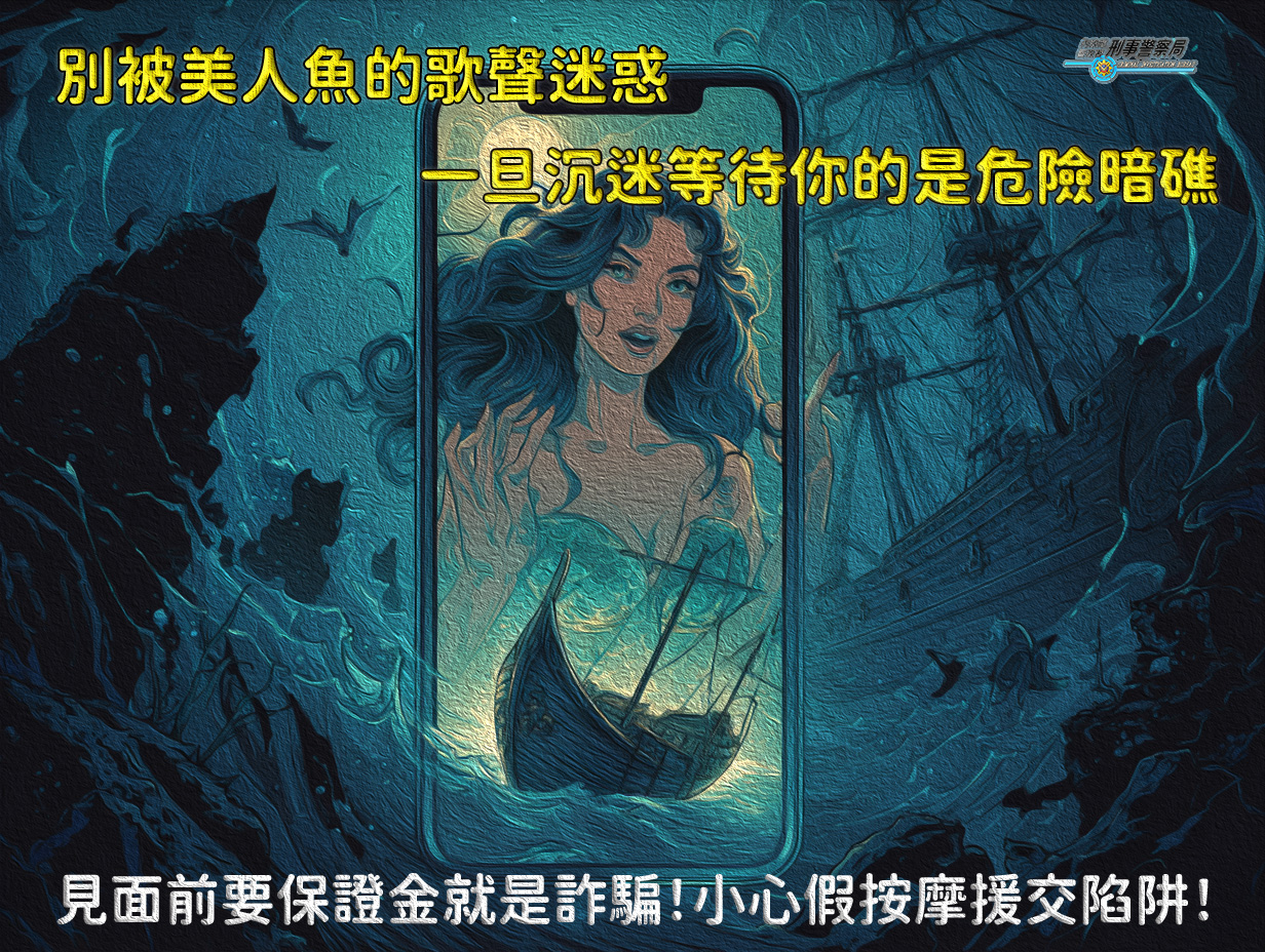 醫務師約按摩妹到府服務 沒爽到還被騙260萬買點數 假按摩宣導圖