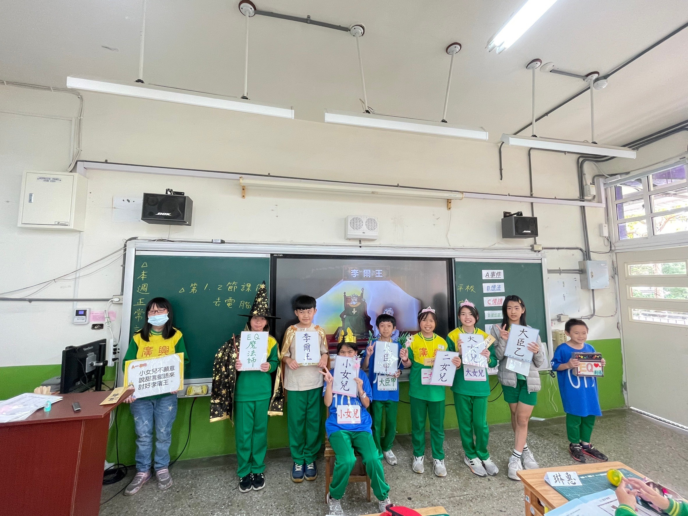 廣興國小05 高年級EQ劇場 李爾王練習正向人際關係與衝突解決能力的建立。 0 0