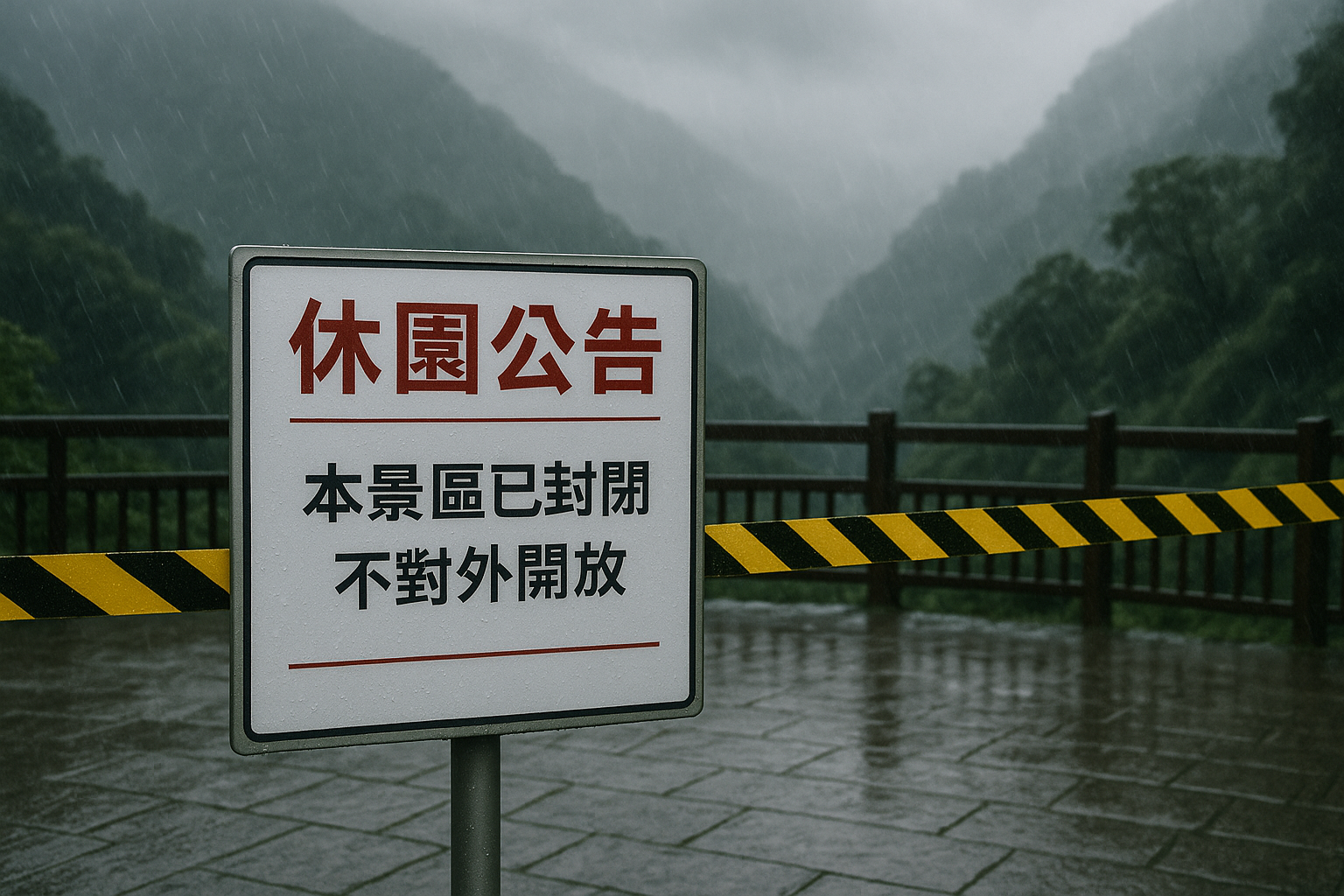 桃園觀旅局啟動防颱整備 多處景區休園、活動延期