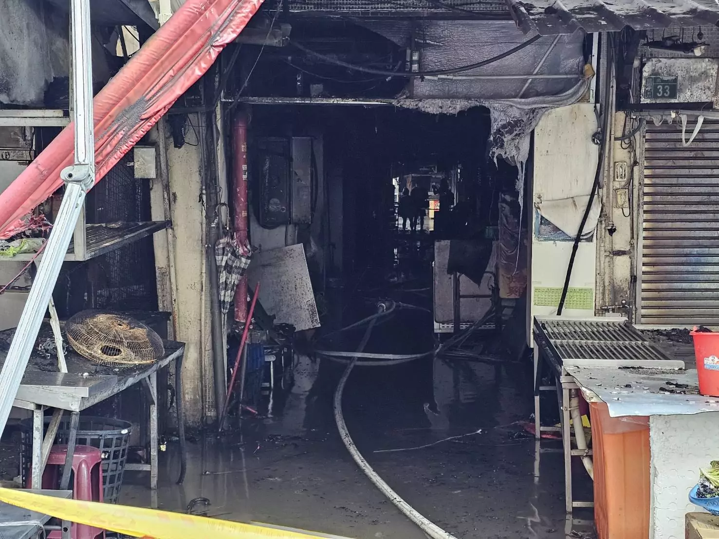 桃園南門市場2/3區域付之一炬 張善政:全力協助攤商度過難關 389529 0
